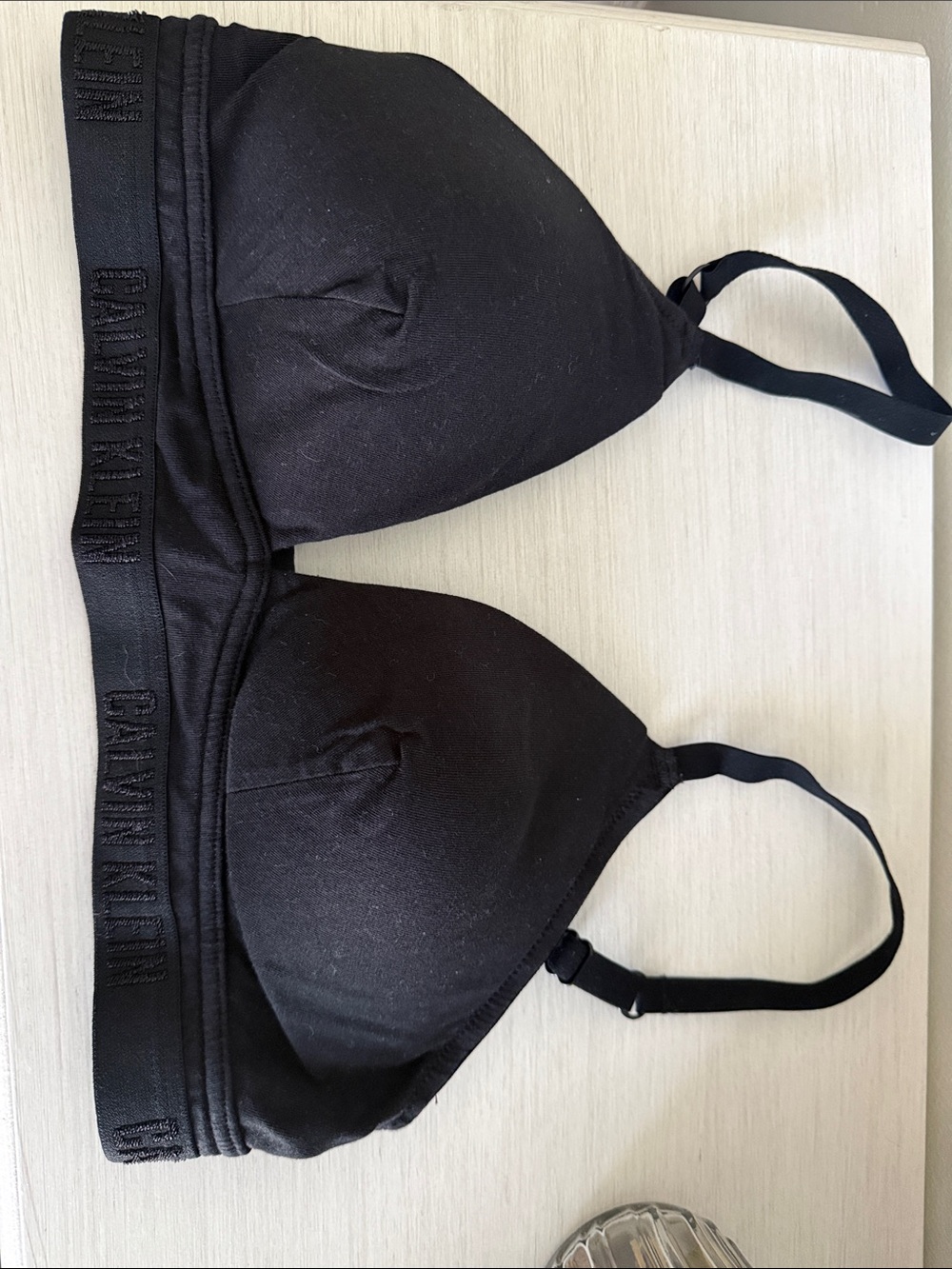 Calvin Klein Black Logo Band Wireless Bralette